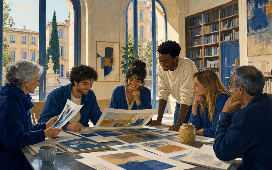 Illustration d’un atelier culturel collectif